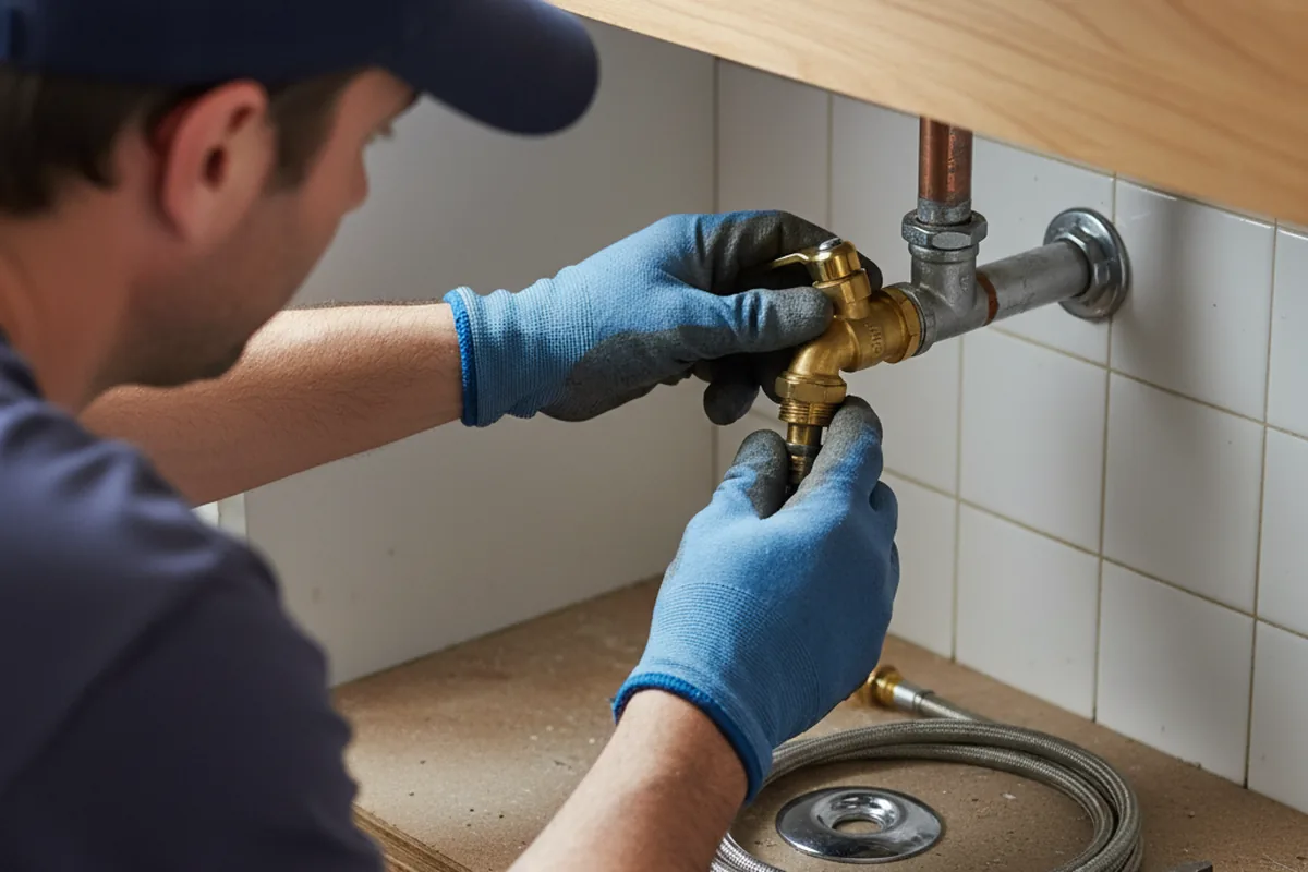 Shutoff valve and fitting work during Faucet and Fixture Repair in Mc Connellsburg